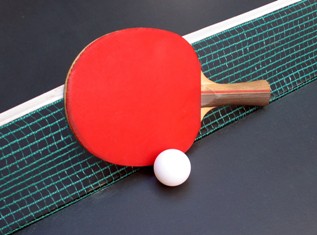 This photo display of "everything ping pong" (or table tennis as it's referred to by many) - the table, the ball, the paddle - was taken by photographer Sanja Gjenero of Zagreb, Croatia. 